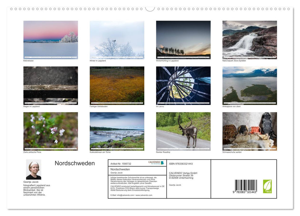 Northern Sweden (CALVENDO Premium Wall Calendar 2024) 