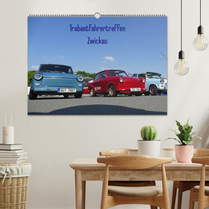 Trabant driver meeting Zwickau (CALVENDO wall calendar 2024) 