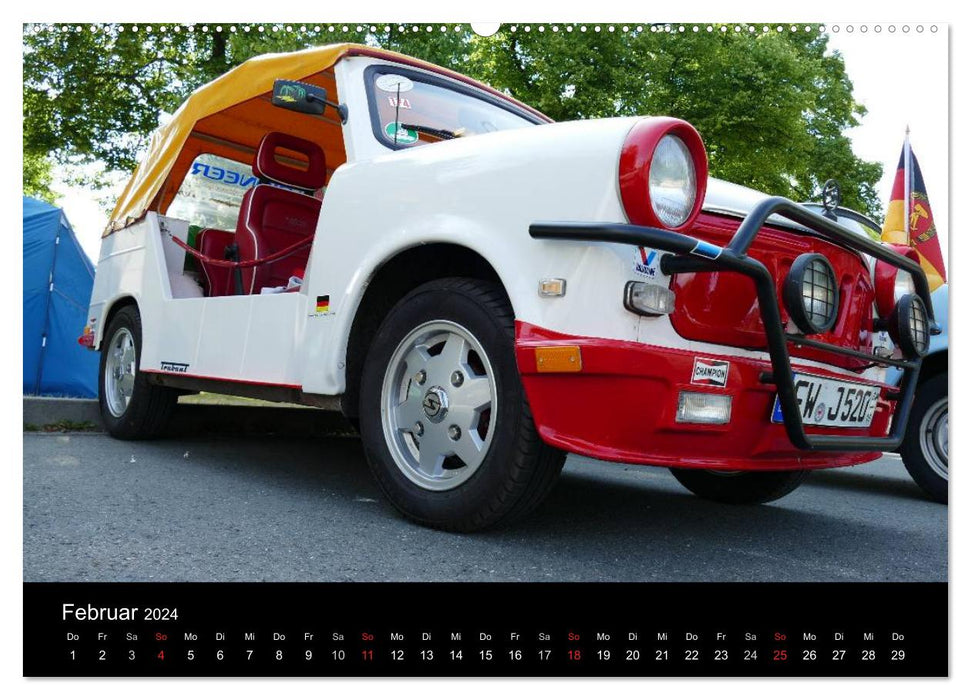 Trabant driver meeting Zwickau (CALVENDO wall calendar 2024) 