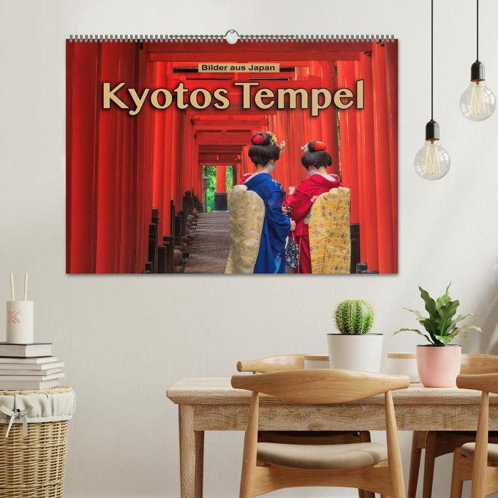 Temple de Kyoto – Images du Japon (Calendrier mural CALVENDO 2024) 