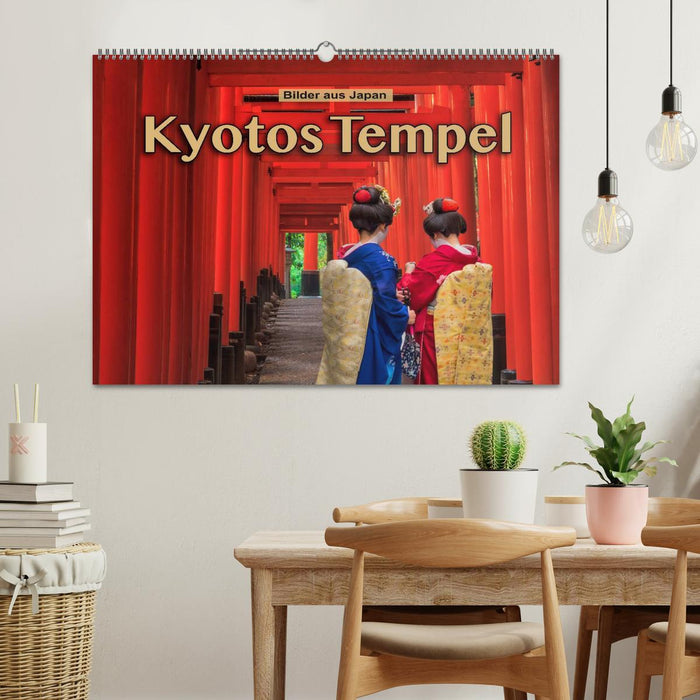 Kyoto's Temple - Pictures from Japan (CALVENDO Wall Calendar 2024) 