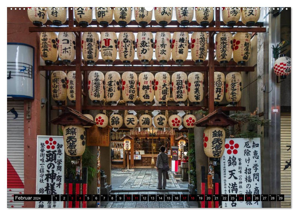 Kyoto's Temple - Pictures from Japan (CALVENDO Wall Calendar 2024) 