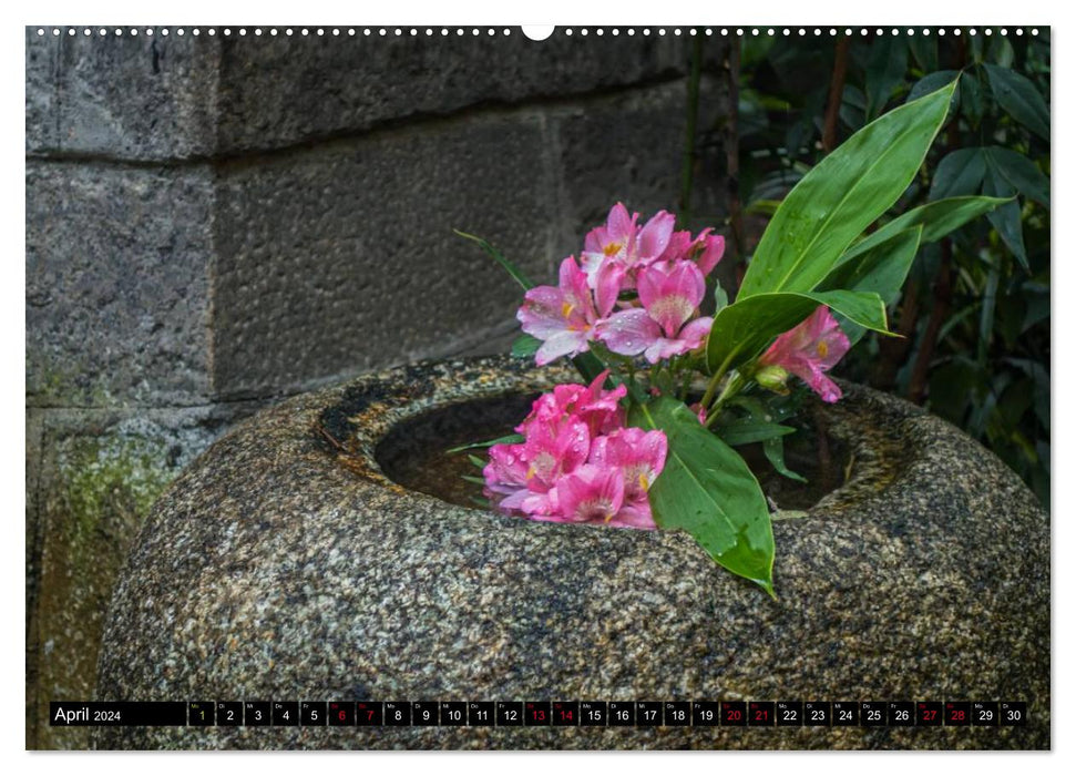 Temple de Kyoto – Images du Japon (Calendrier mural CALVENDO 2024) 