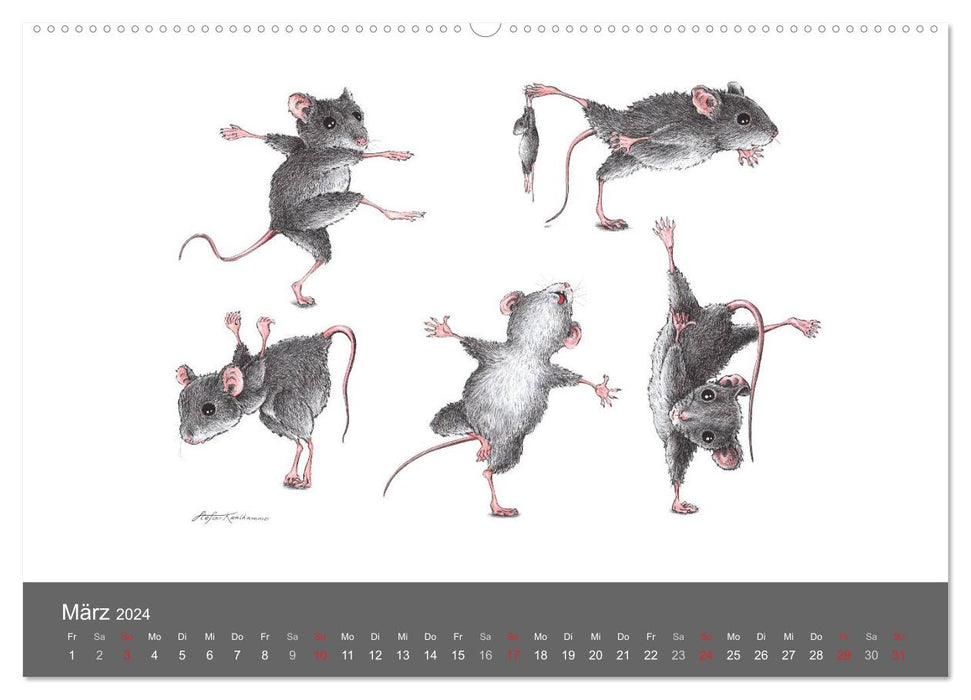 TIERONIC (CALVENDO wall calendar 2024) 