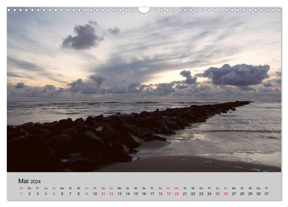 Look out to sea (CALVENDO wall calendar 2024) 