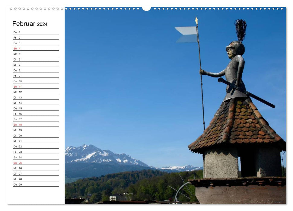 Experience LUCERNE (CALVENDO wall calendar 2024) 