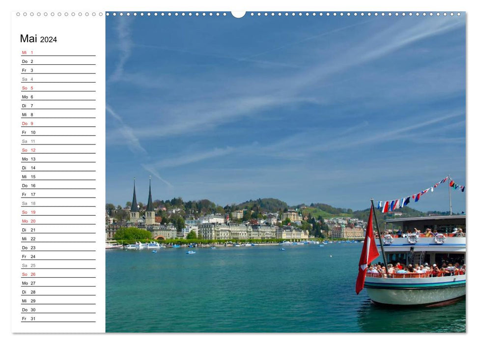 Experience LUCERNE (CALVENDO wall calendar 2024) 