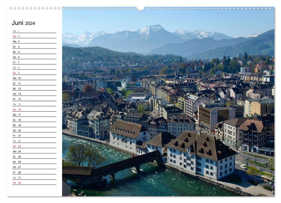 Experience LUCERNE (CALVENDO wall calendar 2024) 