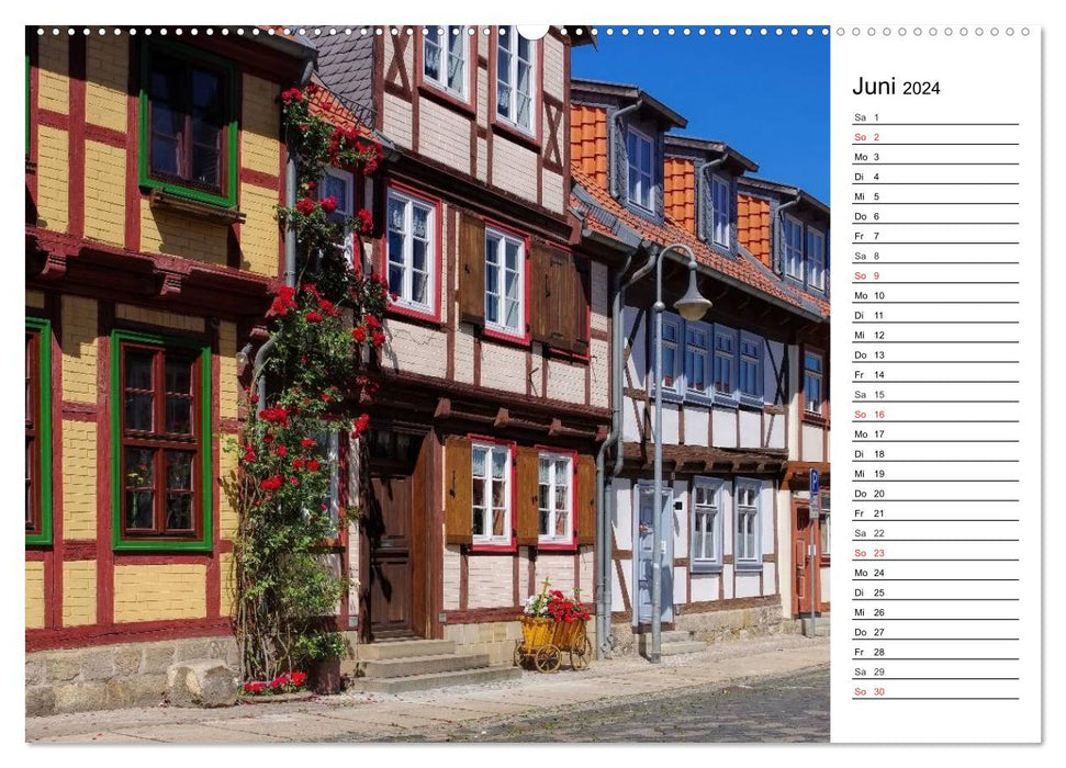 Halberstadt - Das Tor zum Harz (CALVENDO Wandkalender 2024)
