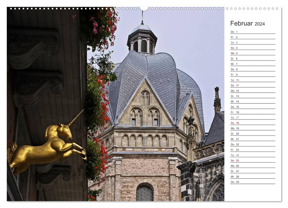Kaiserstadt Aachen (CALVENDO Wandkalender 2024)