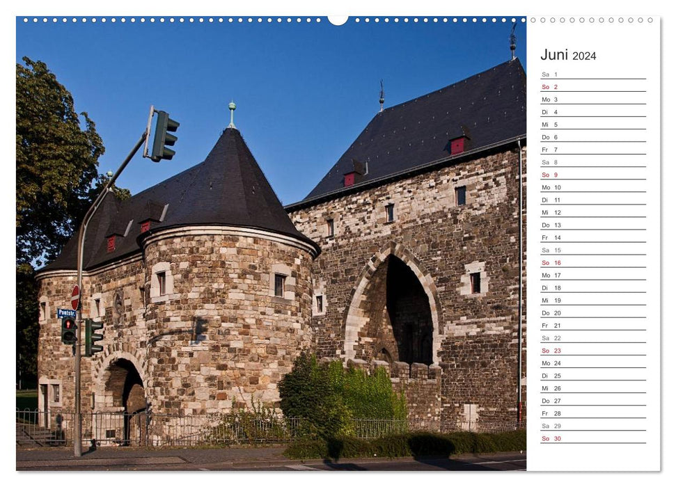 Imperial City of Aachen (CALVENDO Wall Calendar 2024) 