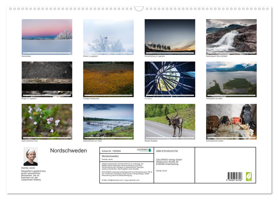 Northern Sweden (CALVENDO wall calendar 2024) 