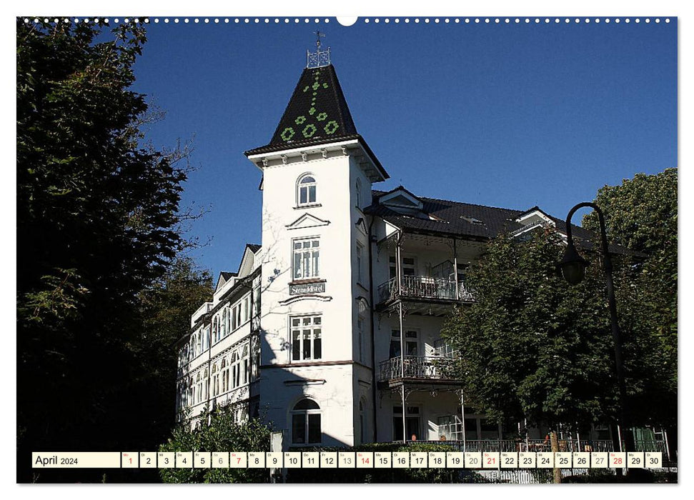 Historical spa architecture Rügen (CALVENDO wall calendar 2024) 