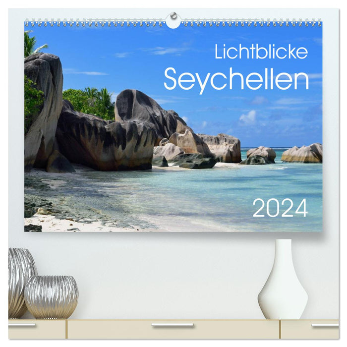 Lichtblicke - Seychellen (CALVENDO Premium Wandkalender 2024)