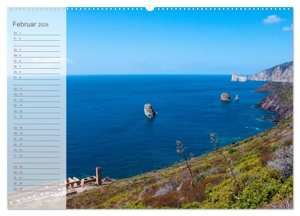 Die schönsten Küsten Italiens (CALVENDO Wandkalender 2024)