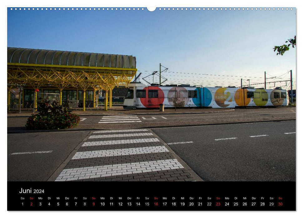 Kusttram Belgien (CALVENDO Wandkalender 2024)
