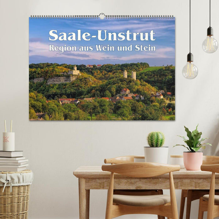 Saale-Unstrut - region of wine and stone (CALVENDO wall calendar 2024) 