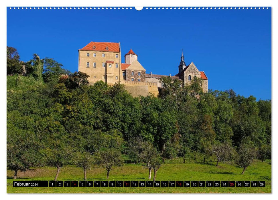 Saale-Unstrut - region of wine and stone (CALVENDO wall calendar 2024) 