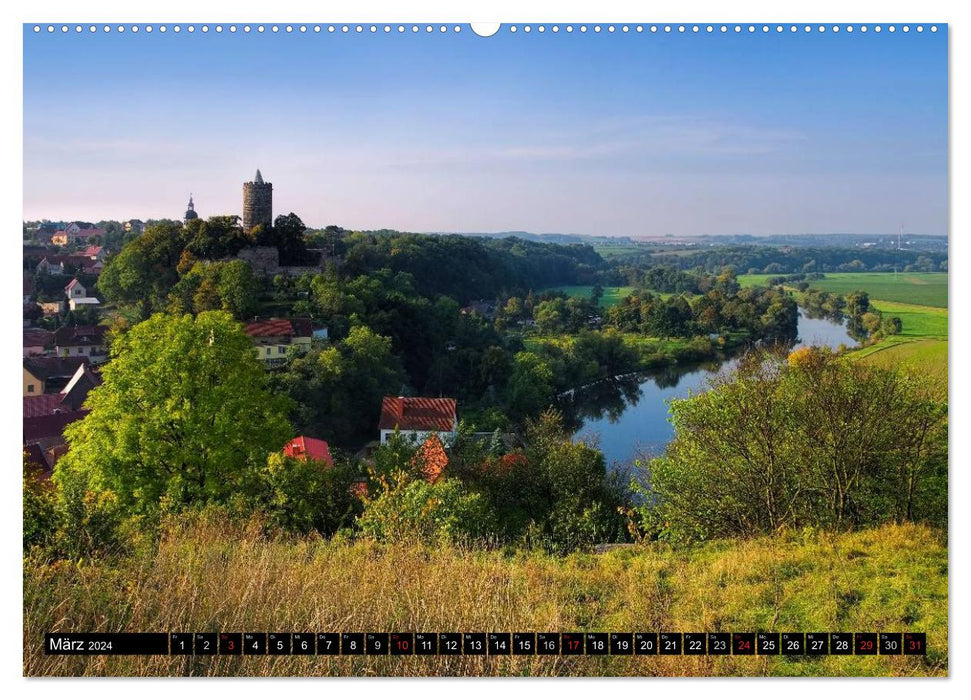 Saale-Unstrut - region of wine and stone (CALVENDO wall calendar 2024) 