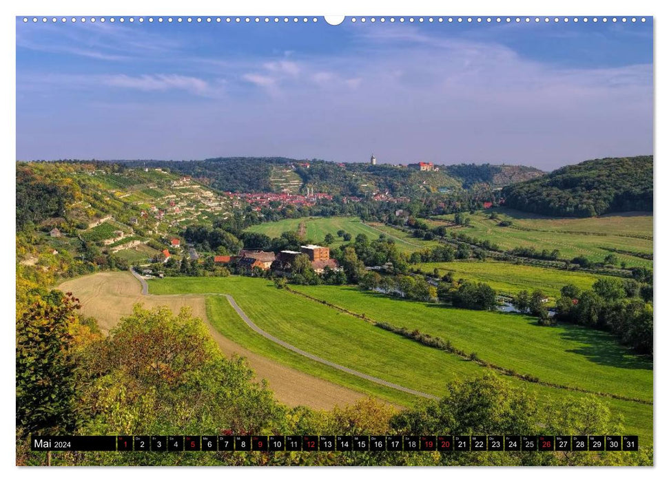 Saale-Unstrut - region of wine and stone (CALVENDO wall calendar 2024) 