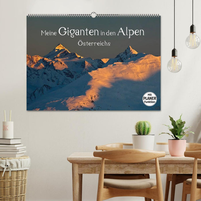 Mes géants dans les Alpes autrichiennes (calendrier mural CALVENDO 2024) 