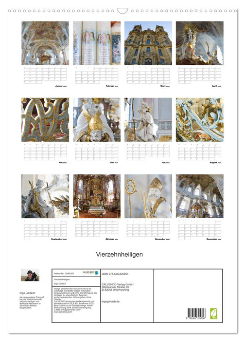 Vierzehnheiligen (CALVENDO Wandkalender 2024)
