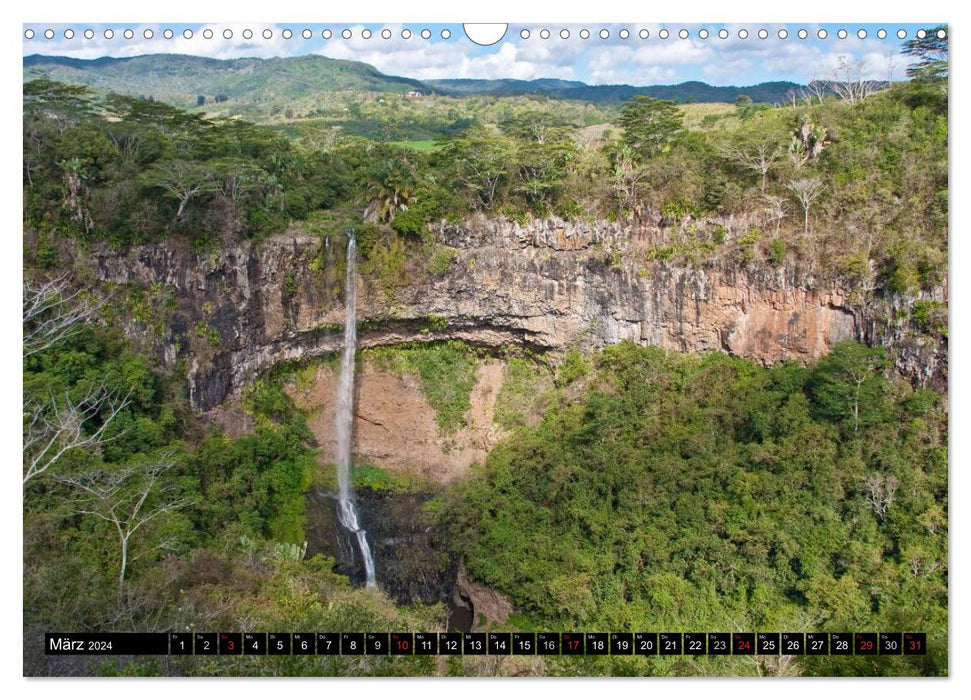 Maurice - île de rêve dans l'océan Indien (calendrier mural CALVENDO 2024) 