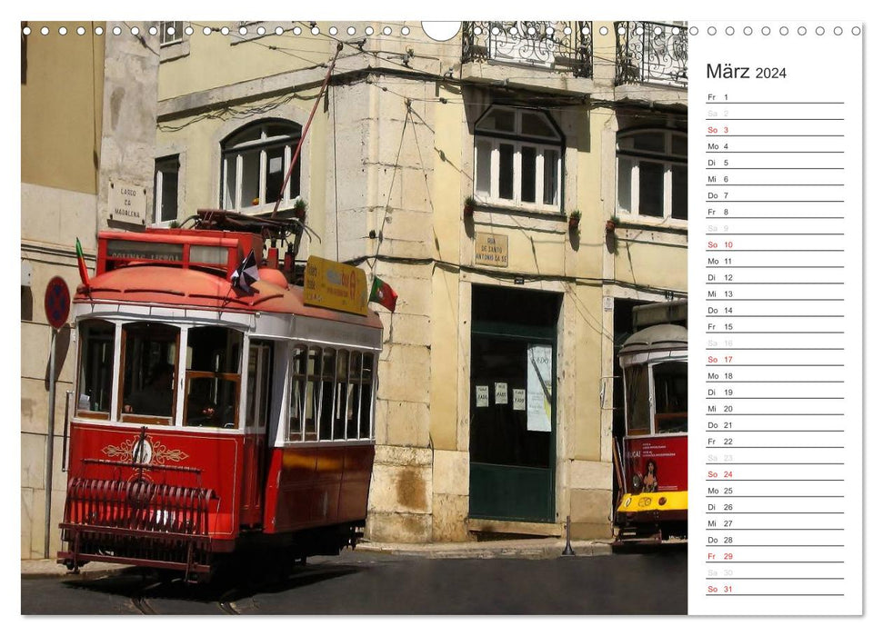 Impressionen aus Lissabon (CALVENDO Wandkalender 2024)