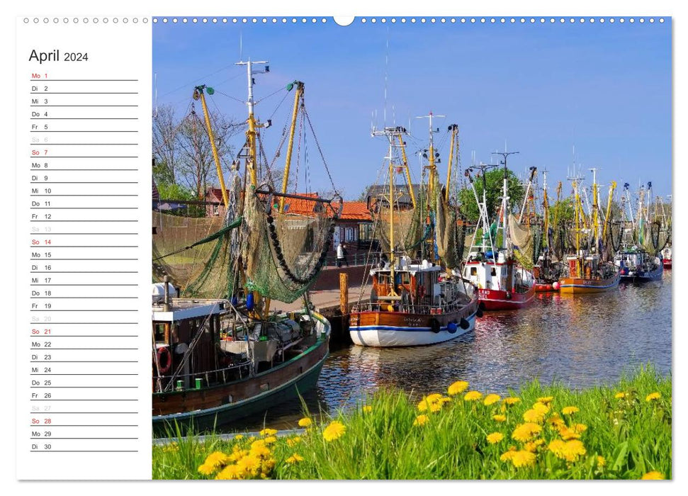 East Frisia - between mudflats and moor (CALVENDO wall calendar 2024) 