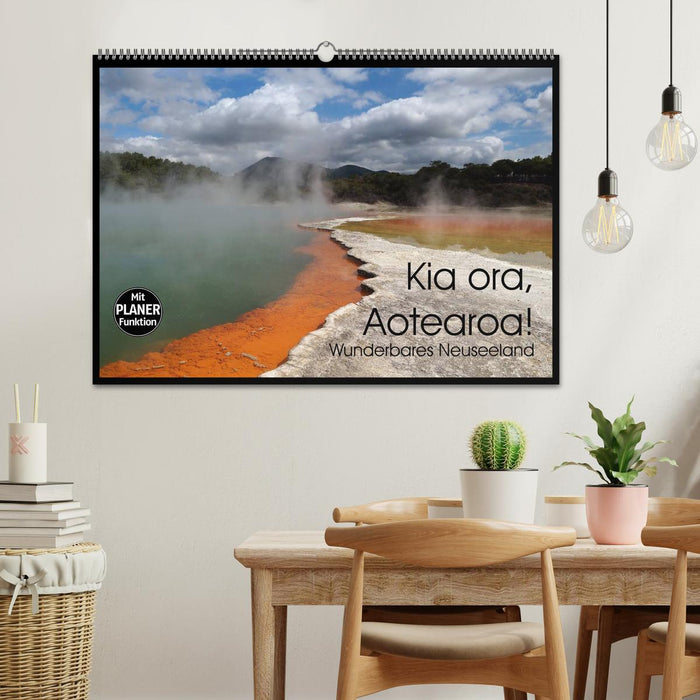 Kia ora, Aotearoa - Wunderbares Neuseeland (CALVENDO Wandkalender 2024)