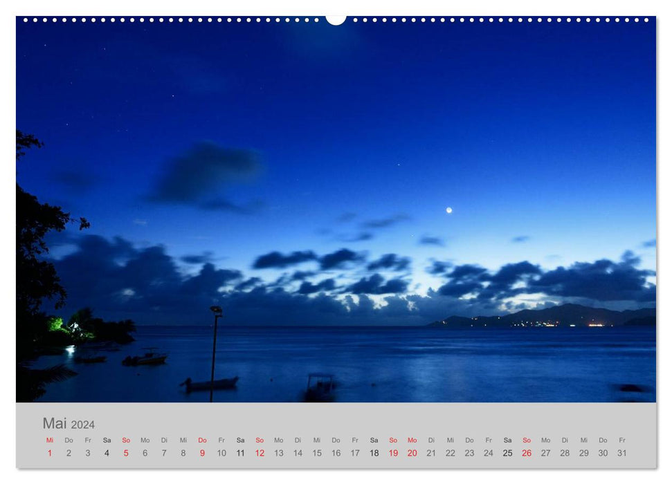 Lichtblicke - Seychellen (CALVENDO Wandkalender 2024)