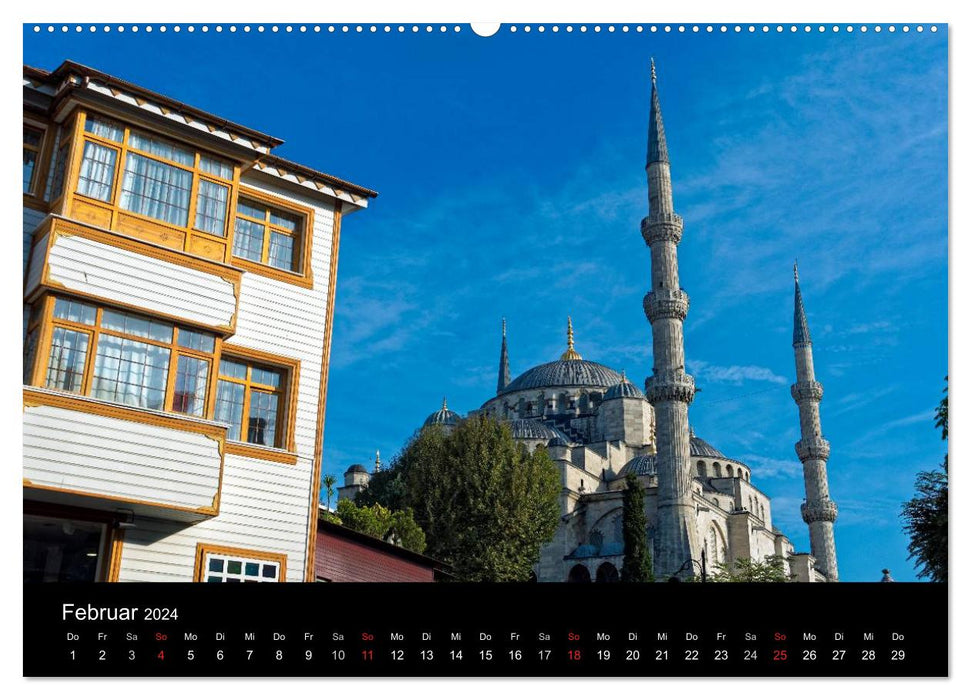 Istanbul Unique (CALVENDO Wall Calendar 2024) 