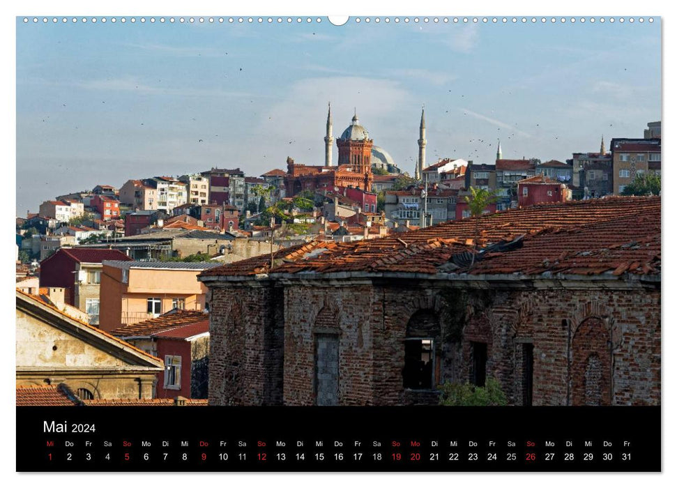Istanbul Einmalig (CALVENDO Wandkalender 2024)