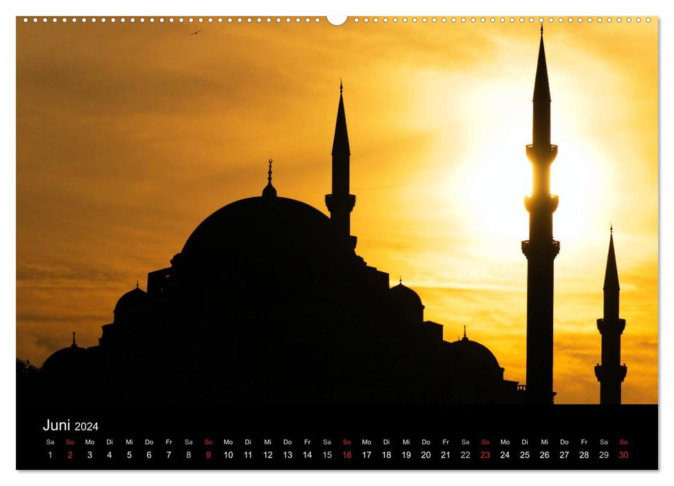 Istanbul Einmalig (CALVENDO Wandkalender 2024)