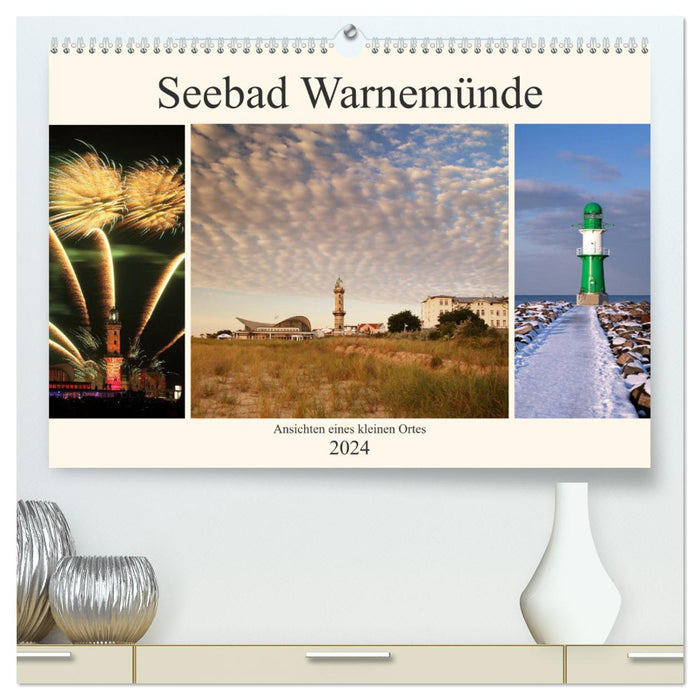 Seebad Warnemünde (CALVENDO Premium Wandkalender 2024)