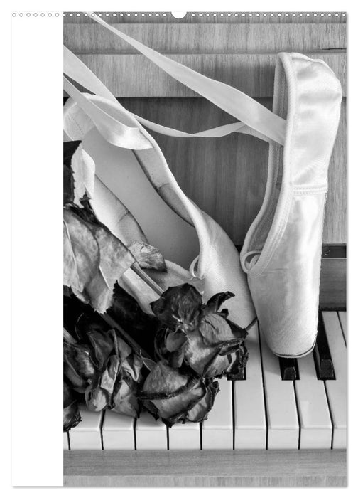 Images de ballet en noir et blanc (calendrier mural CALVENDO 2024) 