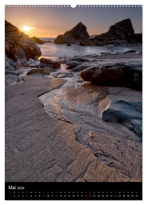 Cornwall - Die Schönheit der Küste (CALVENDO Premium Wandkalender 2024)