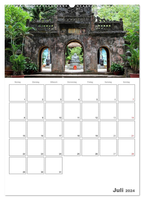 Vietnam 2024 Land of Contrasts (CALVENDO Premium Wall Calendar 2024) 