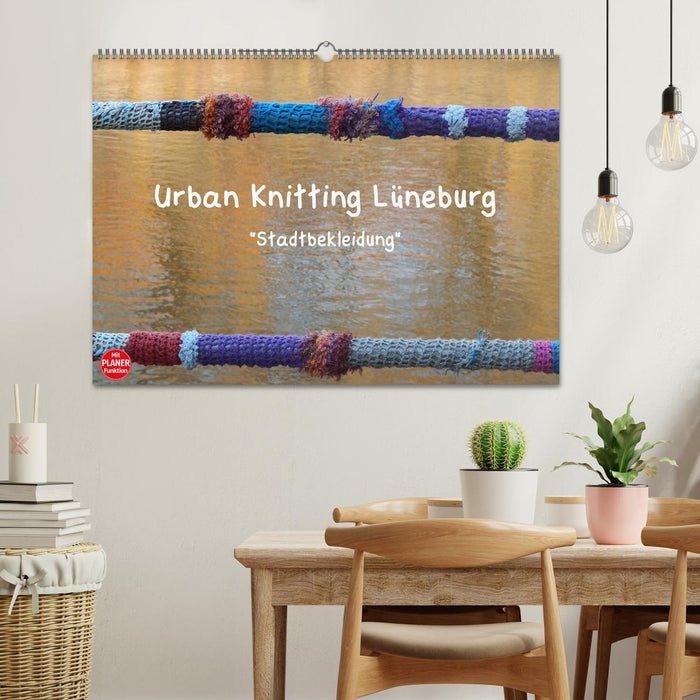 Urban Knitting Lunebourg (Calendrier mural CALVENDO 2024) 