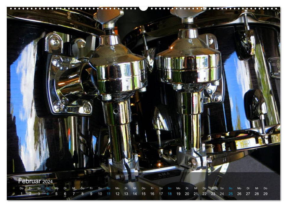 Drums onstage (CALVENDO Premium Wall Calendar 2024) 
