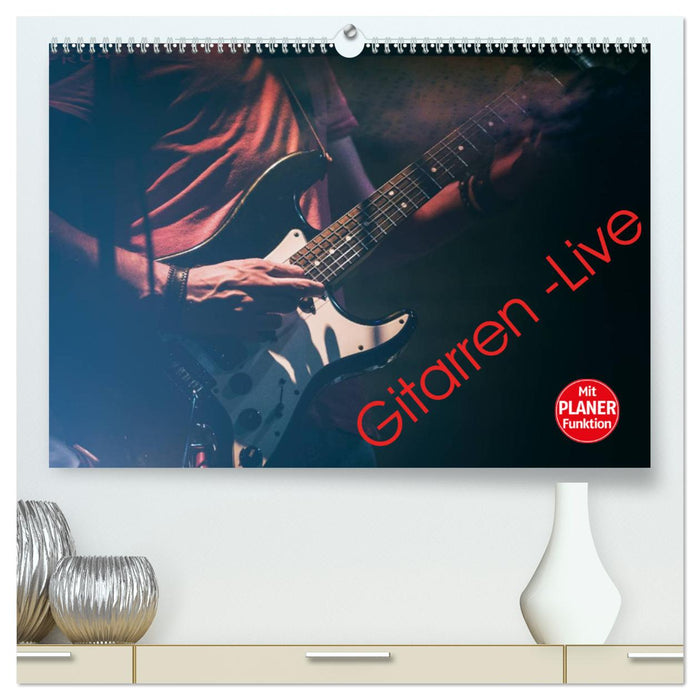 Gitarren - Live (CALVENDO Premium Wandkalender 2024)