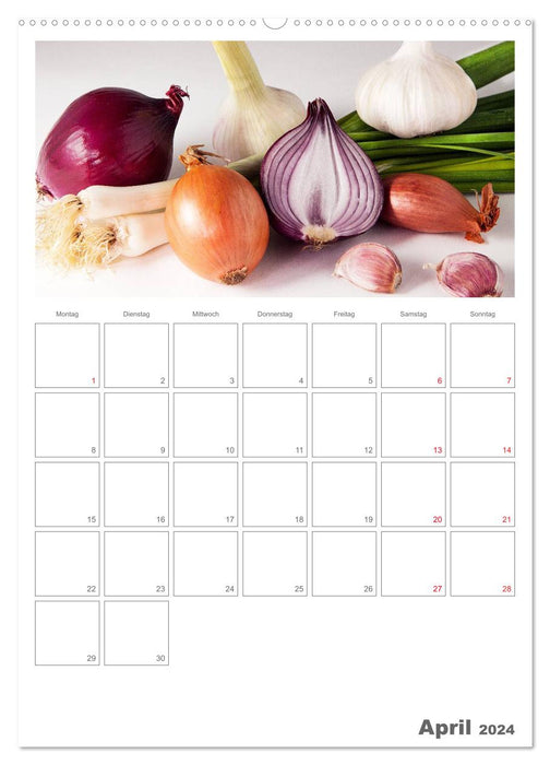 Culinary compositions - appointment planner (CALVENDO Premium wall calendar 2024) 