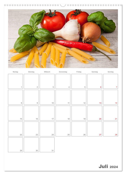 Compositions culinaires - planificateur de rendez-vous (Calendrier mural CALVENDO Premium 2024)