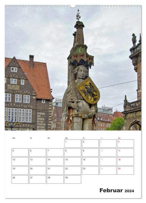 Highlights in Bremen (CALVENDO wall calendar 2024) 