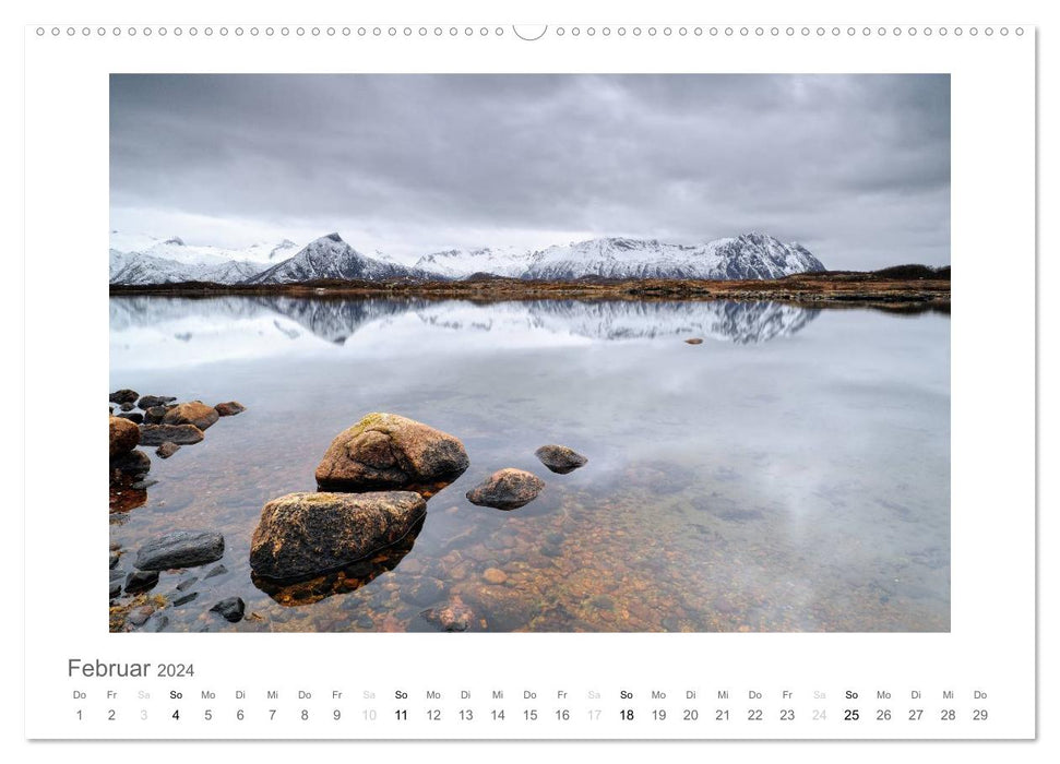 Lofoten – Îles de la mer polaire (Calvendo Premium Wall Calendar 2024) 