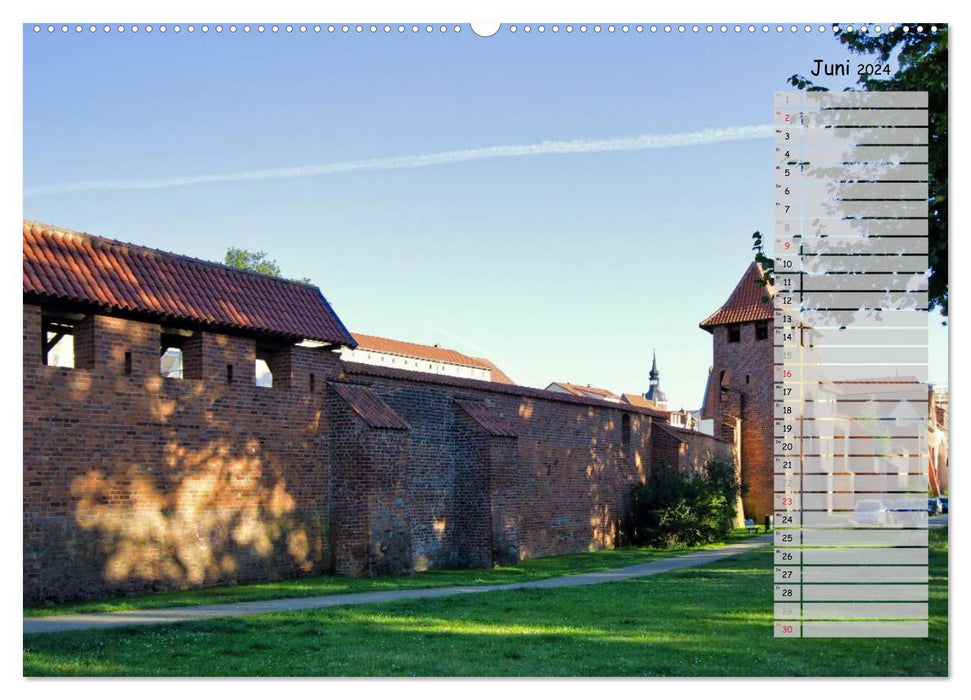 Stralsund. La porte d'entrée de l'île de Rügen (Calendrier mural CALVENDO Premium 2024) 