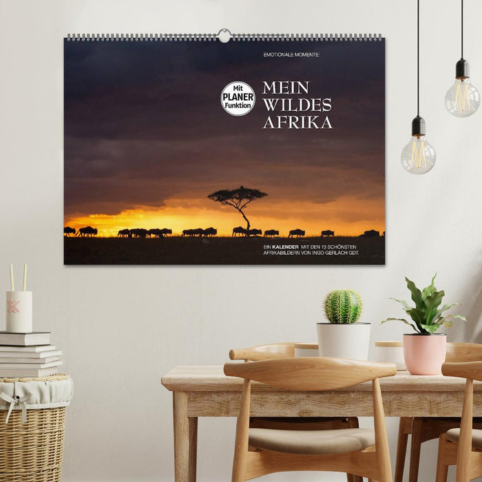 Moments d'émotion : Mon Afrique sauvage (Calendrier mural CALVENDO 2024) 