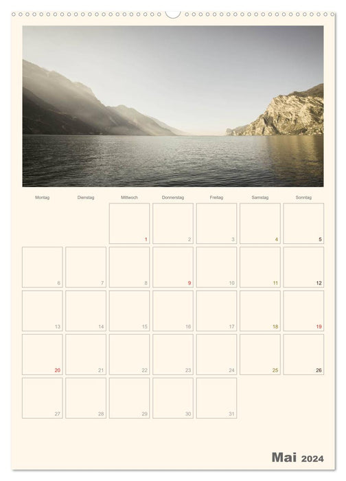 Der Gardasee im Norden 2024 (CALVENDO Wandkalender 2024)