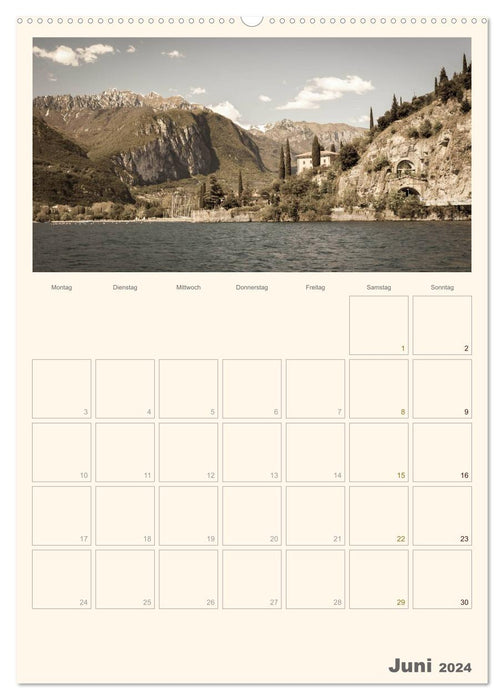 Lake Garda in the north 2024 (CALVENDO wall calendar 2024) 