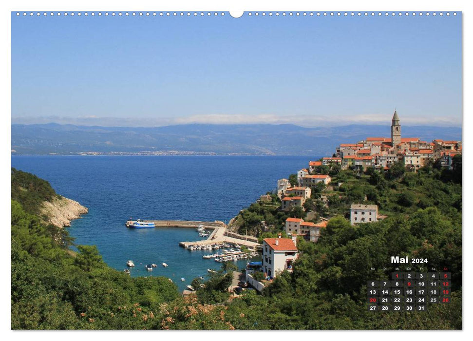 Destinations de voyage en Croatie (Calendrier mural CALVENDO Premium 2024) 